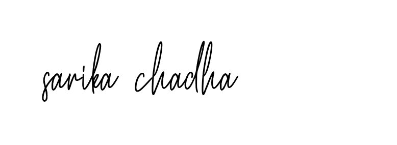 88+ Sarika-chadha Name Signature Style Ideas | Amazing Autograph