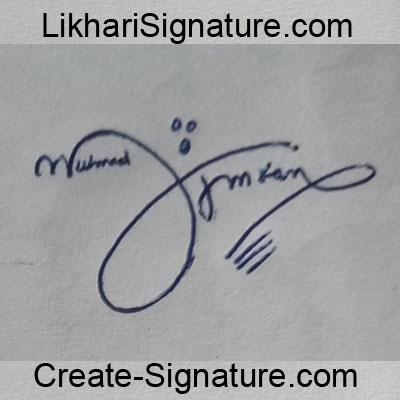 Signature Style For Muhammad Imran