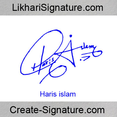 Haris Islam Signature Style