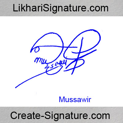 Mussawir Signature Style