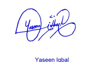 Yaseen Iqbal Signature Style